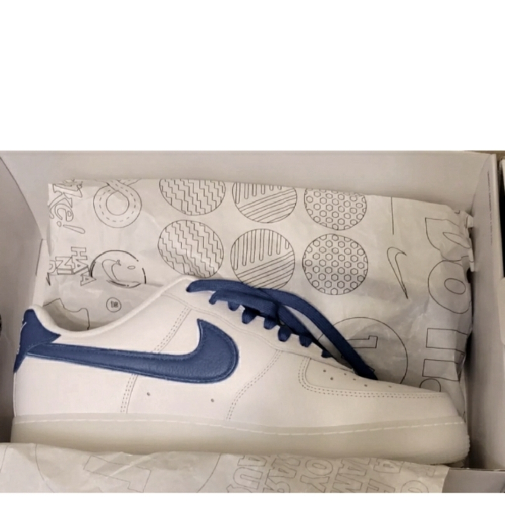 Custom Air Force 1 Royal Blue White Low/NEW Air Force Custom Made Authentic